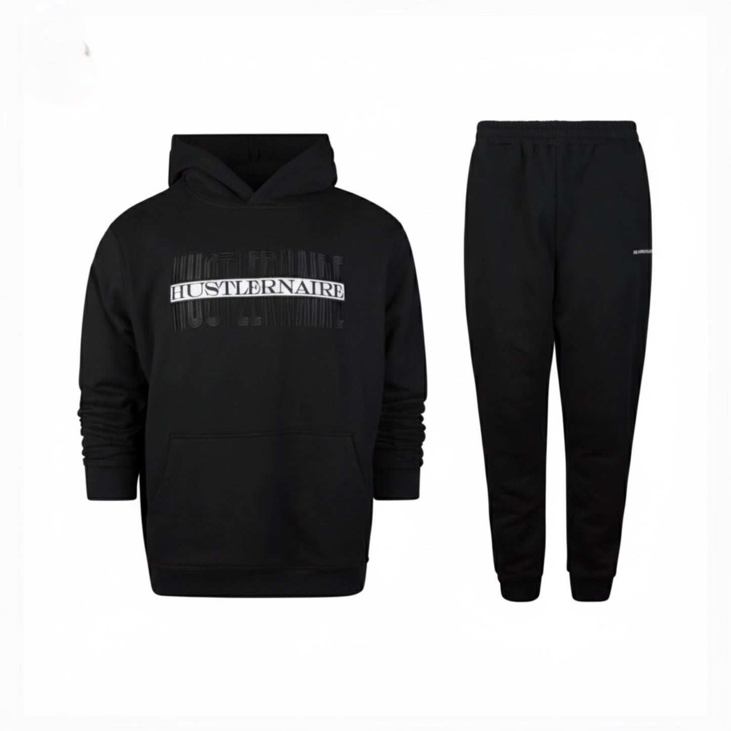 HUSTLERNAIRE BLACK HOODIE