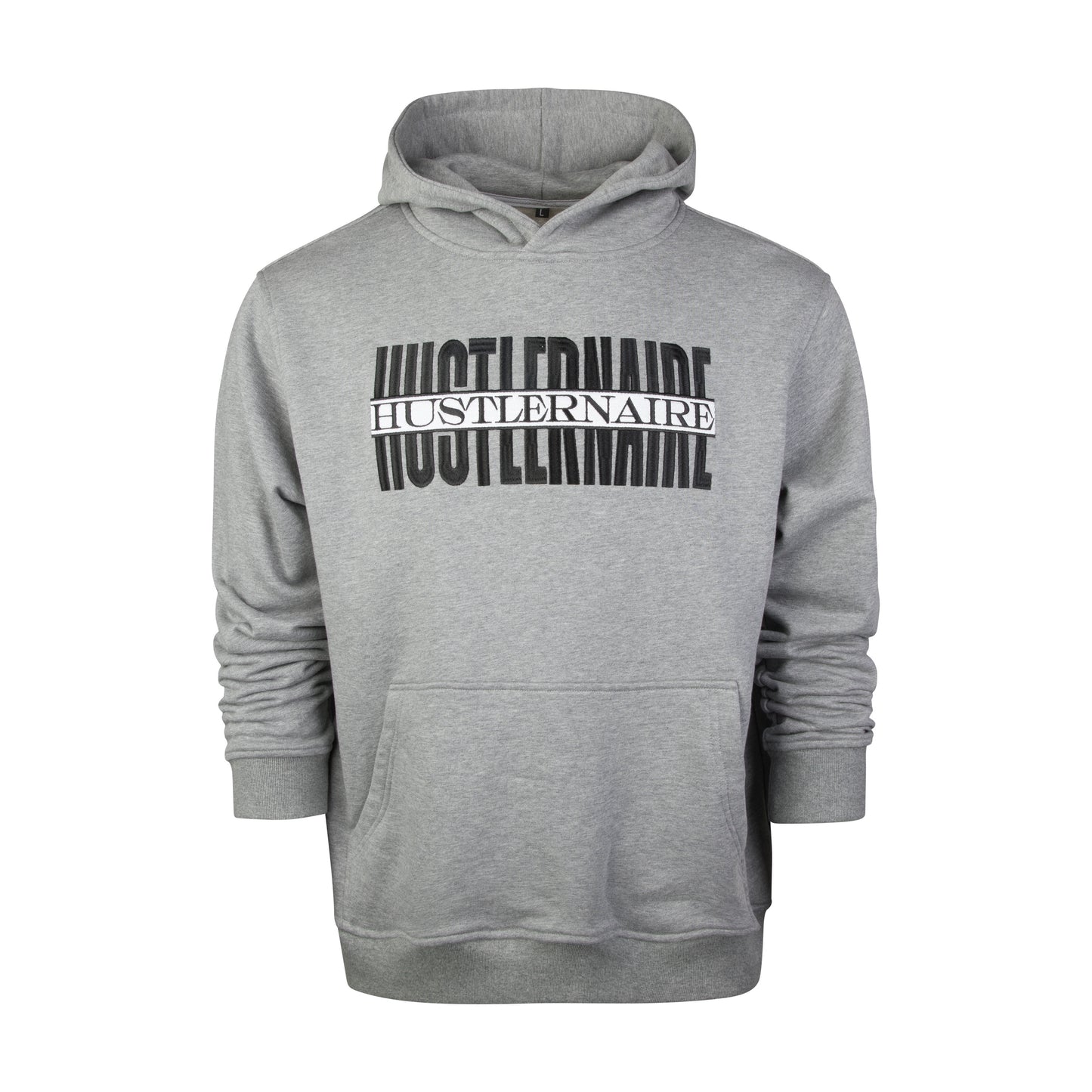 HUSTLERNAIRE GREY MEN'S HOODIE