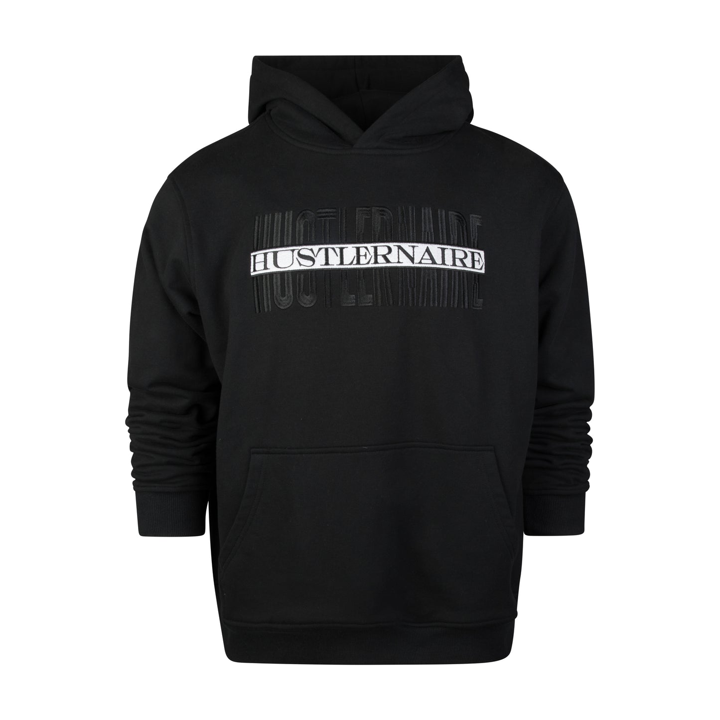 HUSTLERNAIRE BLACK HOODIE